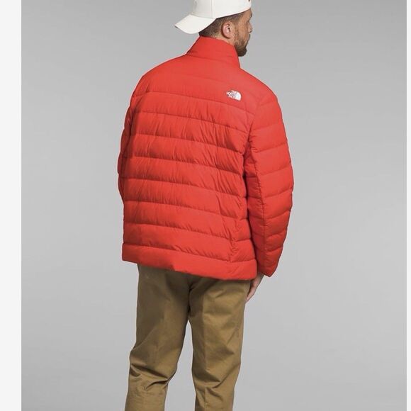NEW The North Face Big Aconcagua 3 Jacket Puffer 600 Fill Men 4X Fiery Red - Picture 2 of 11